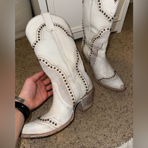 IDYLLWIND WOMEN'S WALK THIS WAY WESTERN BOOTS - SNIP TOE - WHITE - Picture 6 of 10